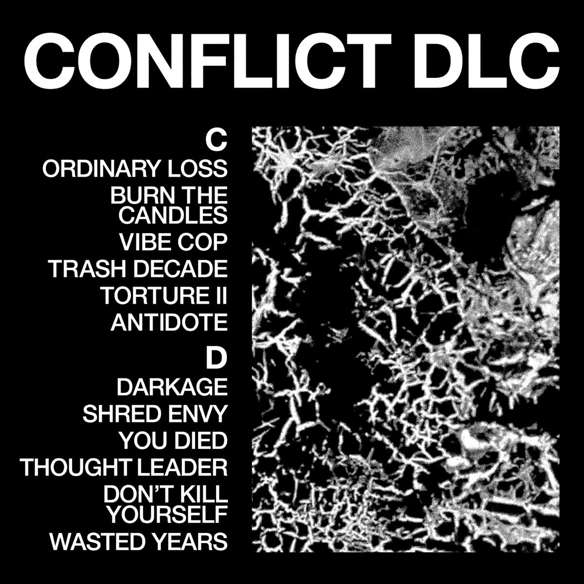 HEALTH — CONFLICT DLC, vinyl LP album cover