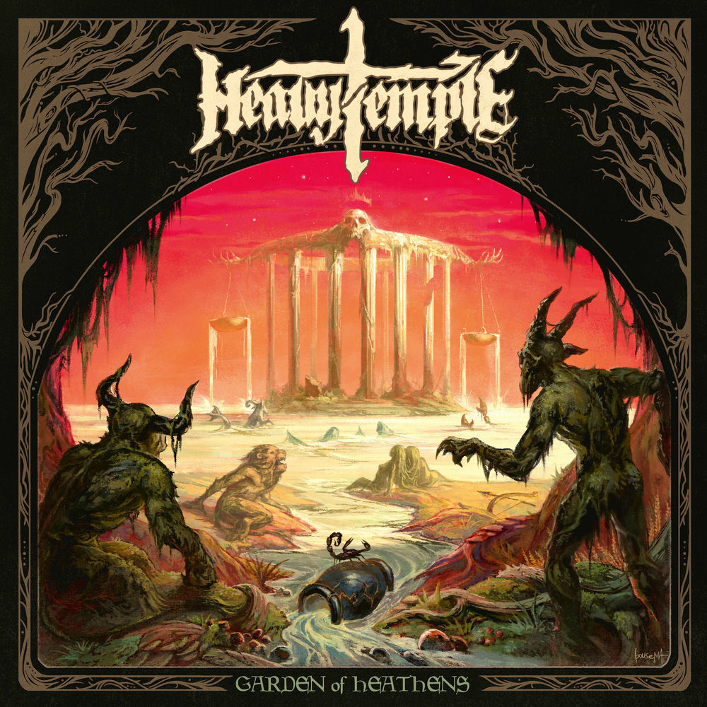 Heavy Temple — Garden of Heathens, vinyl LP album cover