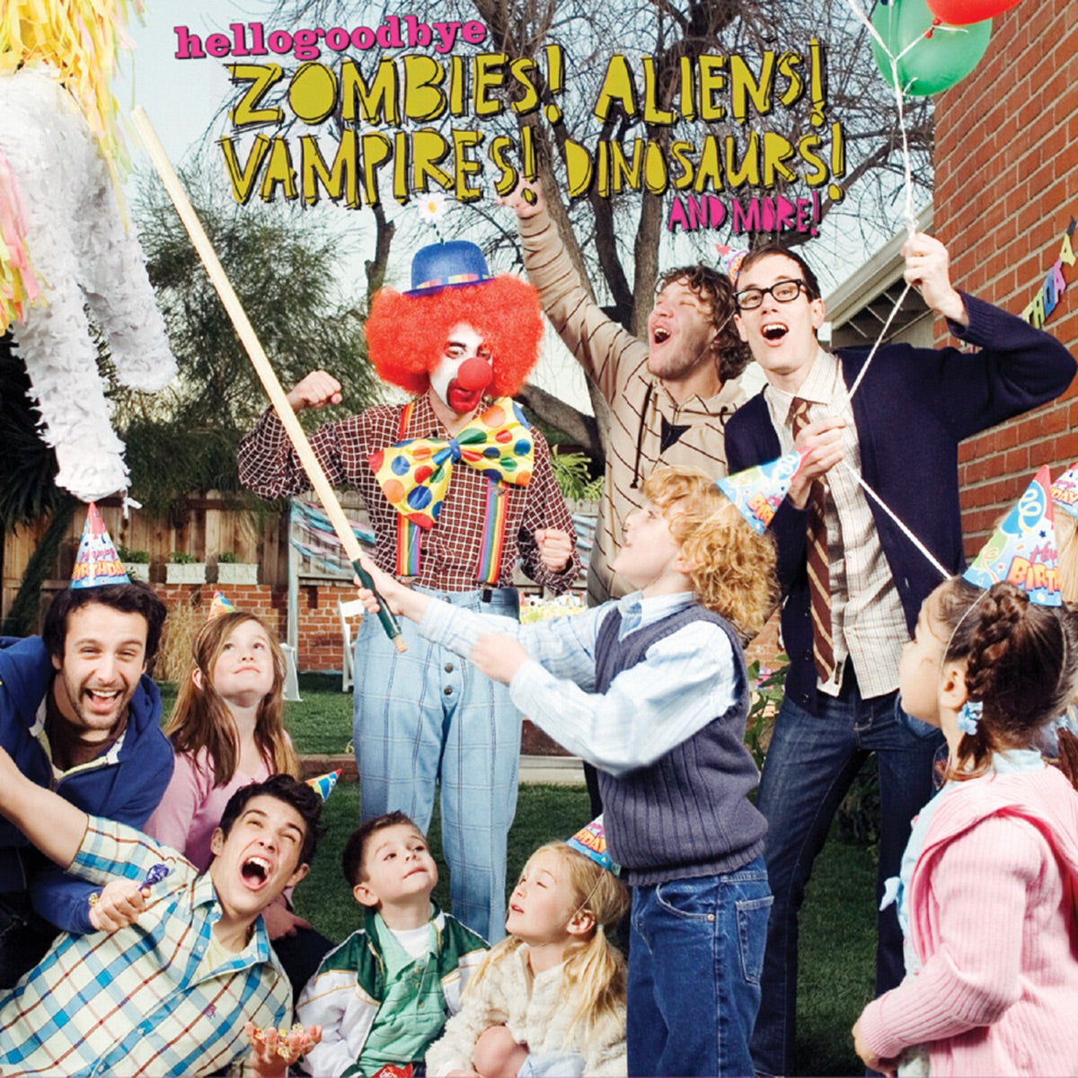 Hellogoodbye — Zombies! Aliens! Vampires! Dinosaurs! And More!, vinyl LP album cover