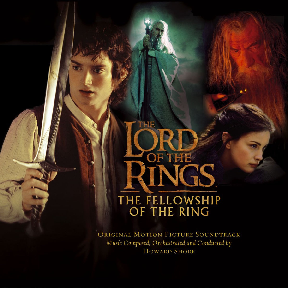 Howard Shore — The Lord of the Rings: The Fellowship of the Ring (Original Motion Picture Soundtrack), vinyl LP album cover