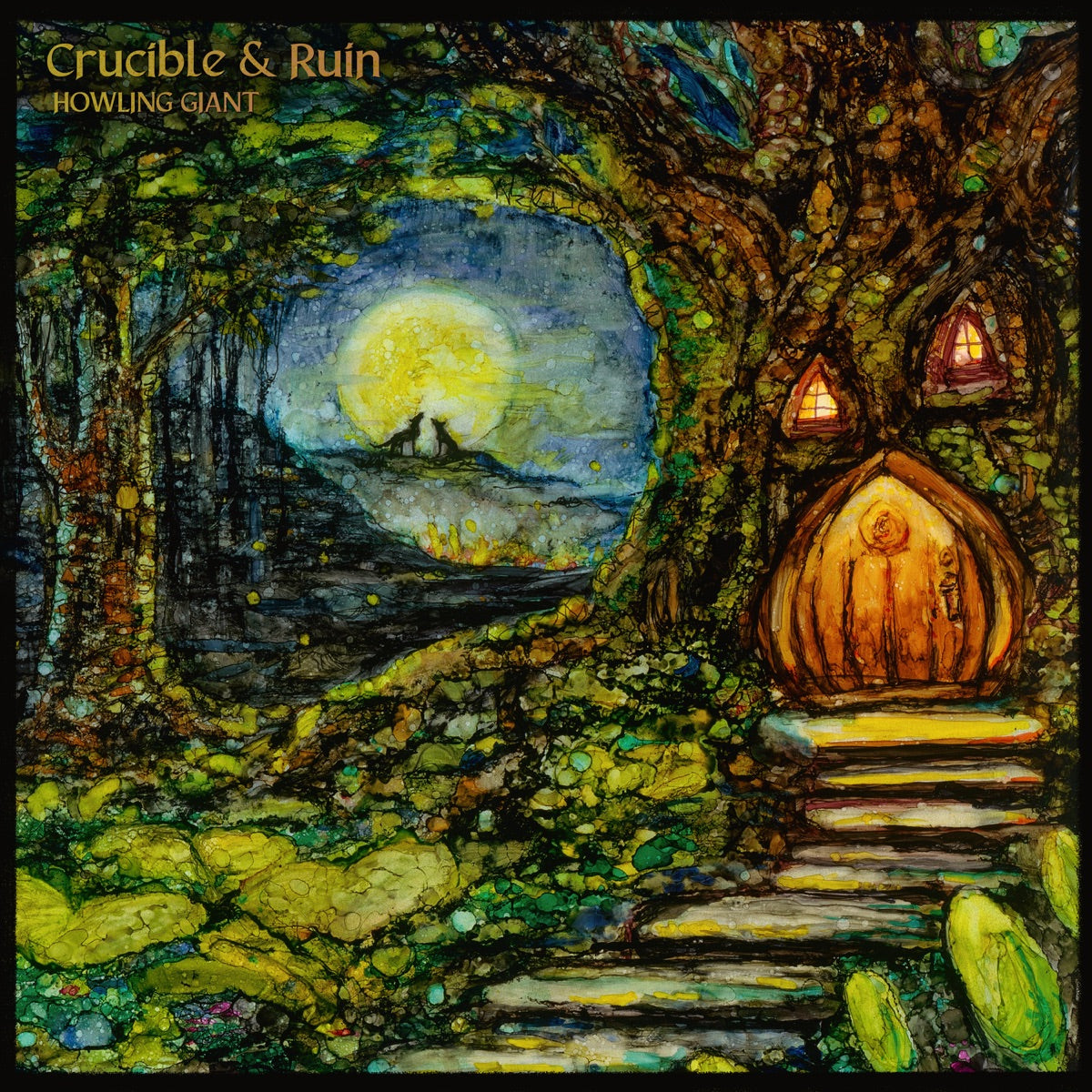 Howling Giant — Crucible & Ruin, vinyl LP album cover