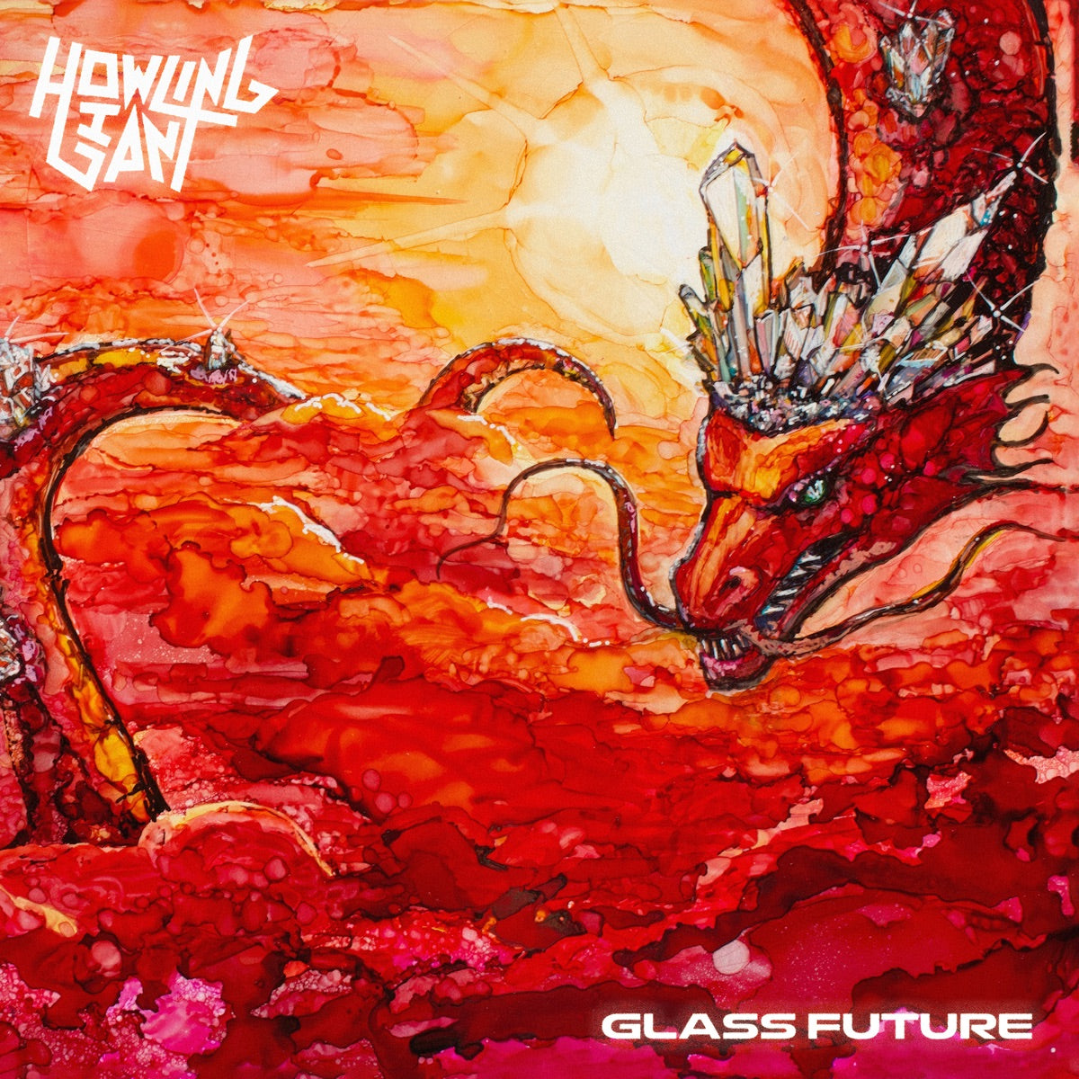 Howling Giant — Glass Future, vinyl LP album cover