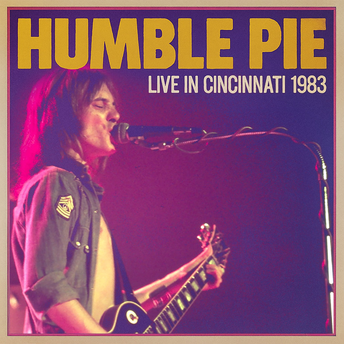 Humble Pie — Live In Cincinnati 1983, vinyl LP album cover