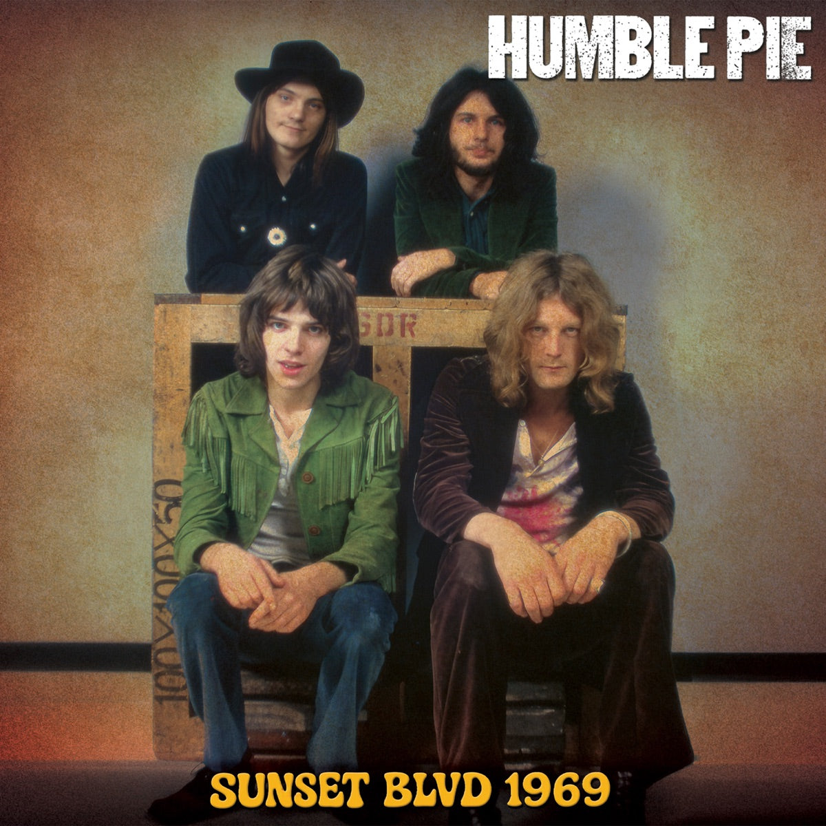 Humble Pie — Sunset Blvd 1969 (Live In Los Angeles 1969), vinyl LP album cover