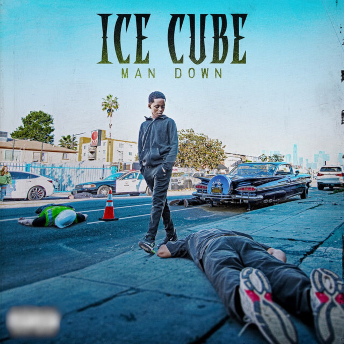 Ice Cube — Man Down, vinyl LP album cover