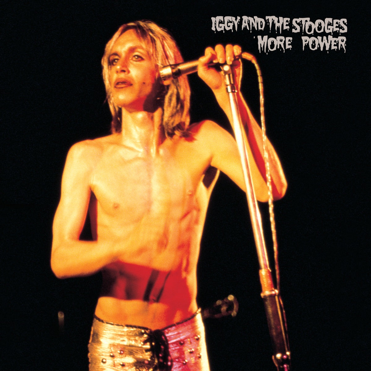 Iggy & The Stooges — More Power (1973 Tour Rehearsals), 7-inch vinyl single album cover