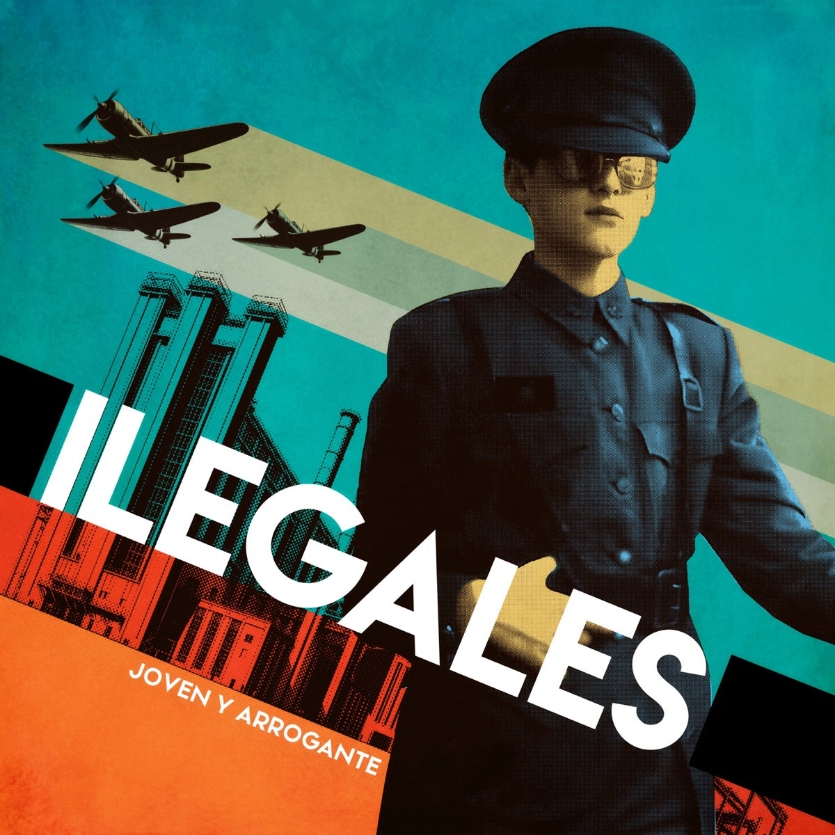 Ilegales — Joven y arrogante, vinyl LP album cover