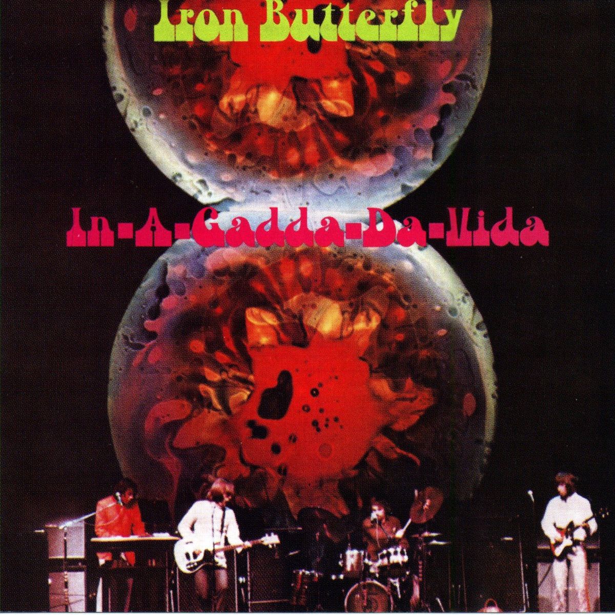 Iron Butterfly — In-A-Gadda-Da-Vida, vinyl LP album cover