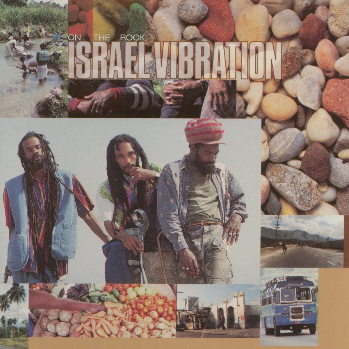 Israel Vibration — On the Rock, vinyl LP album cover