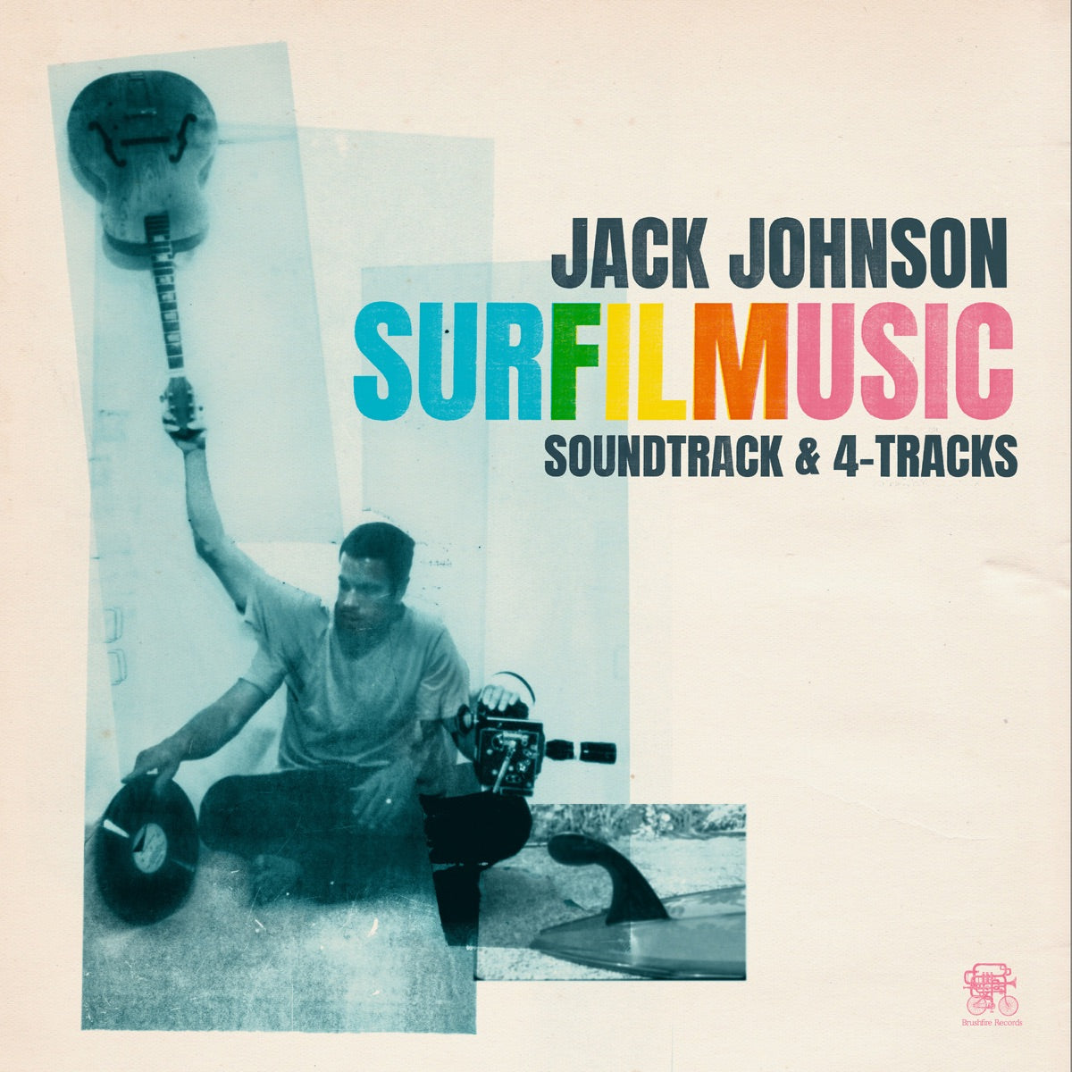 Jack Johnson — SURFILMUSIC (Soundtrack & 4-Tracks), vinyl LP album cover