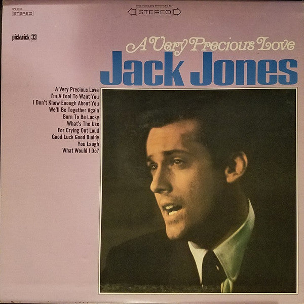 Jack Jones — A Very Precious Love, vinyl LP album cover