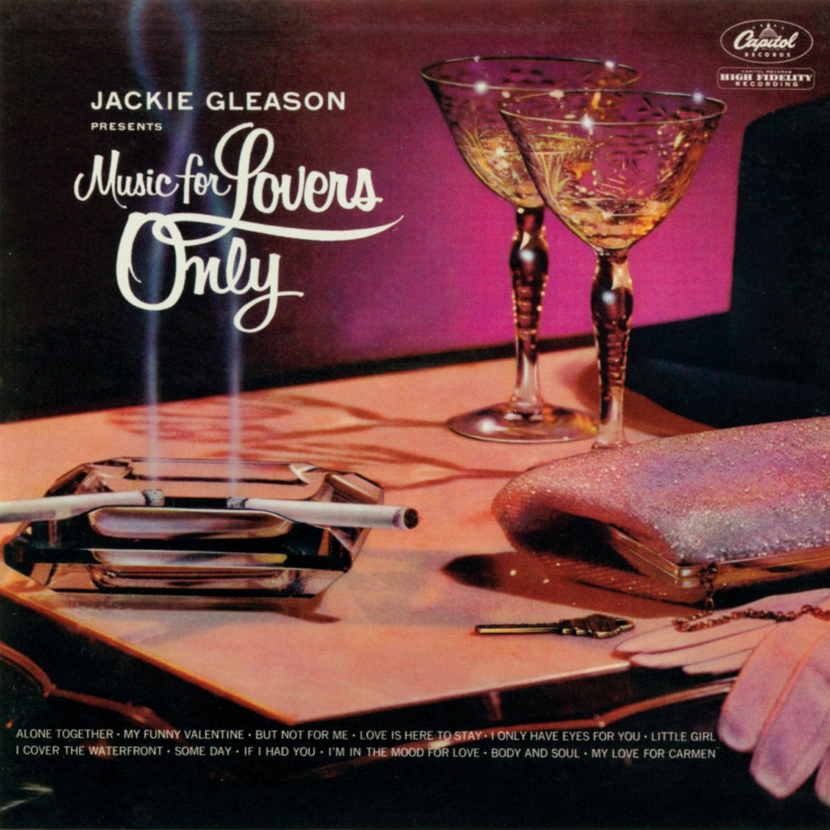 Jackie Gleason — Music For Lovers Only, vinyl LP album cover