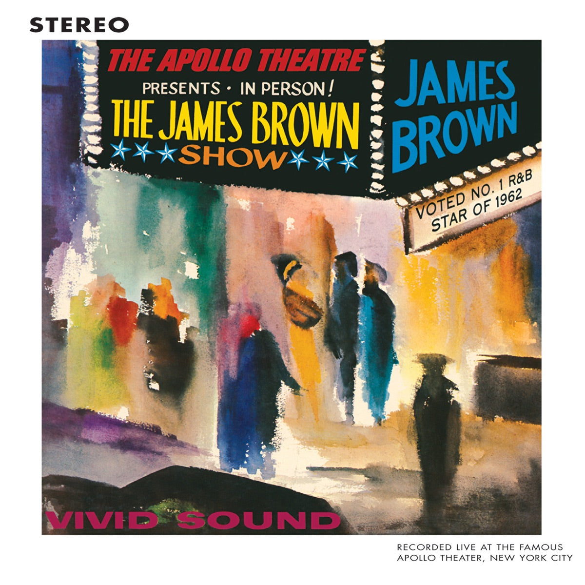 James Brown — Live At The Apollo (1962), vinyl LP album cover