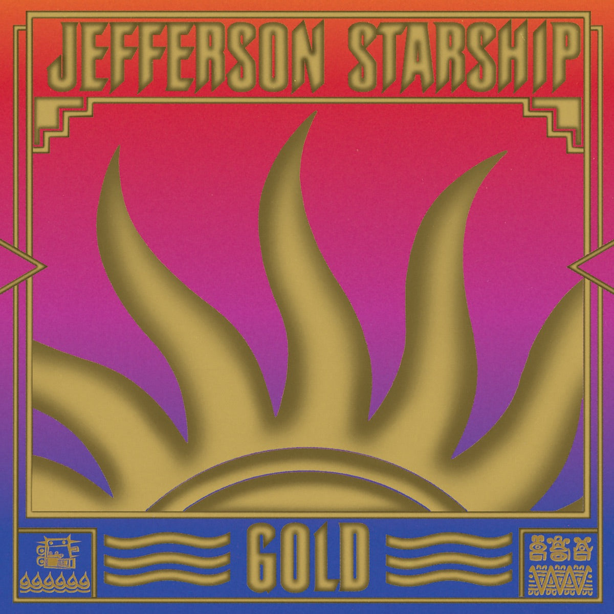 Jefferson Starship — Gold, 7-inch vinyl single album cover
