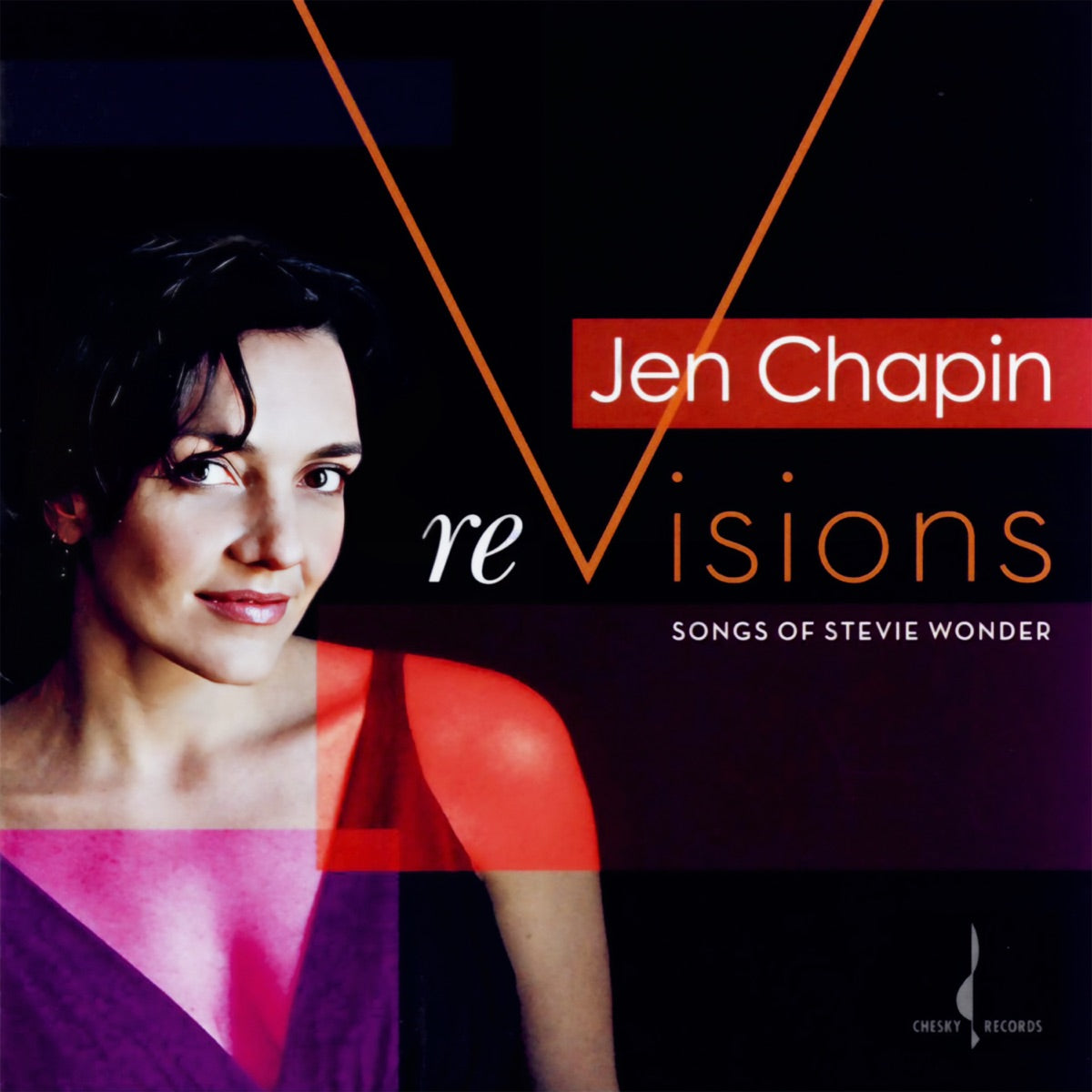 Jen Chapin — reVisions: Songs of Stevie Wonder, vinyl LP album cover