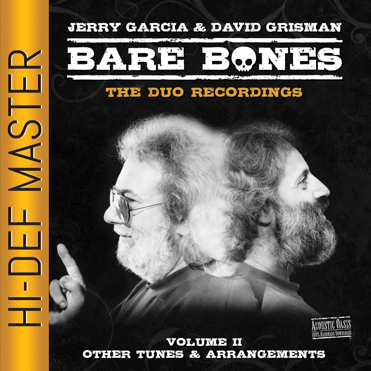 Jerry Garcia & David Grisman — Bare Bones, Vol. 2: The Duo Recordings (Other Tunes & Arrangements), vinyl LP album cover