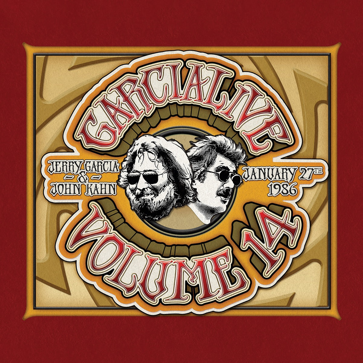 Jerry Garcia & John Kahn — GarciaLive Vol. 14: January 27th, 1986 The Ritz, vinyl LP album cover