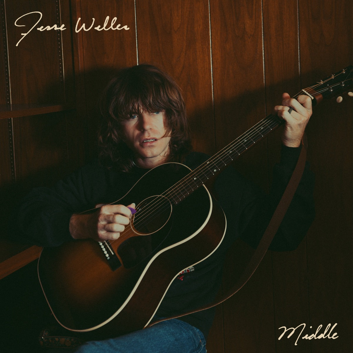 Jesse Welles — Middle, vinyl LP album cover