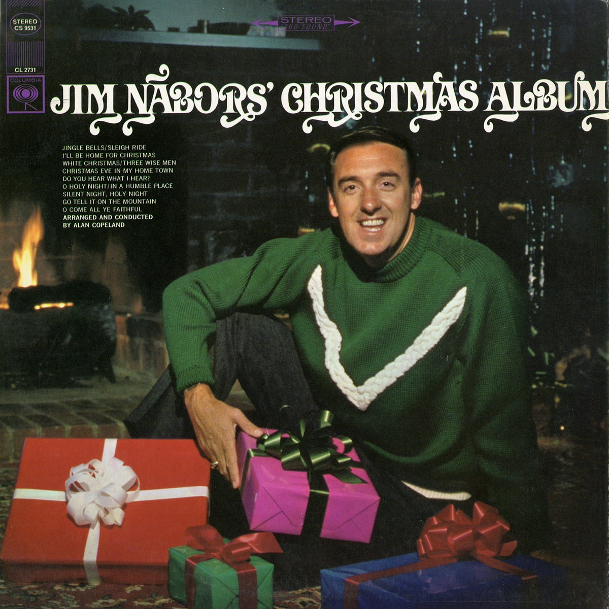 Jim Nabors — Christmas Album, vinyl LP album cover