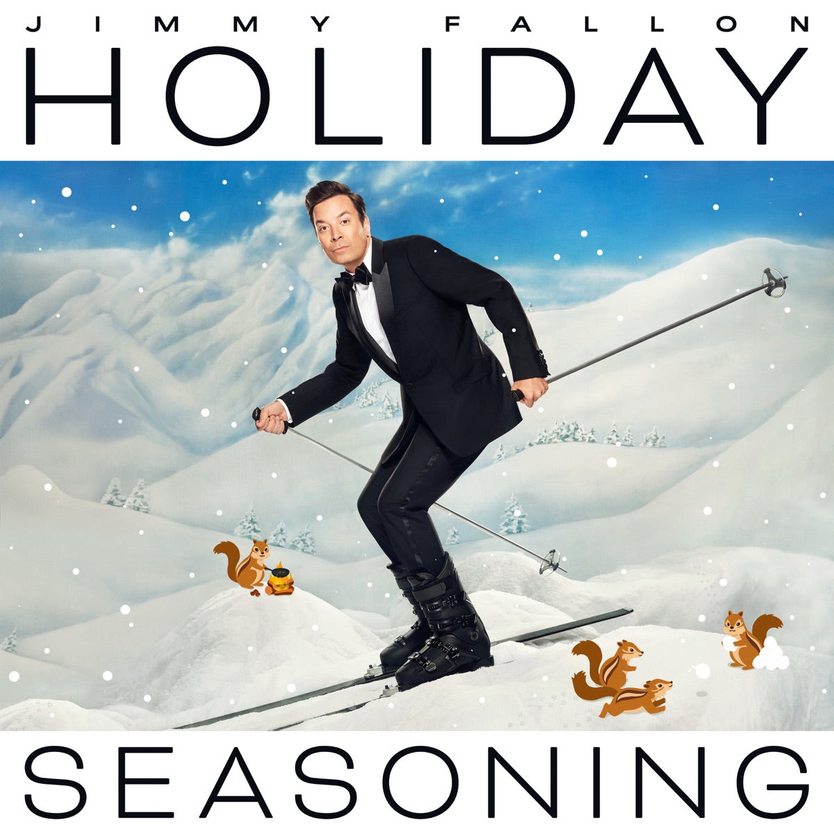 Jimmy Fallon — Holiday Seasoning, vinyl LP album cover