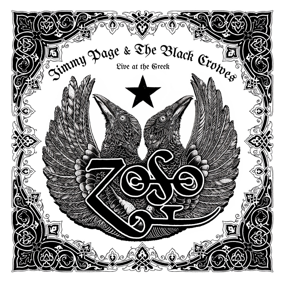 Jimmy Page & The Black Crowes — Live at the Greek (Live), CD album cover