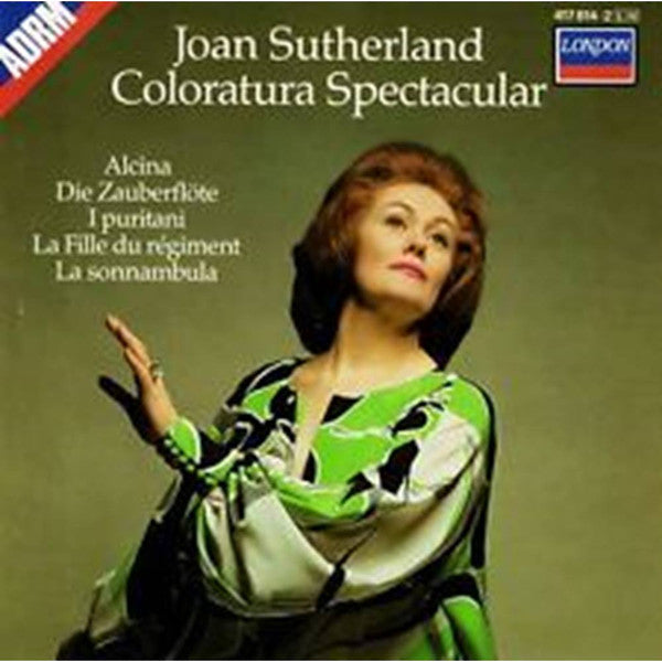 Joan Sutherland, Richard Bonynge — Coloratura Spectacular, vinyl LP album cover