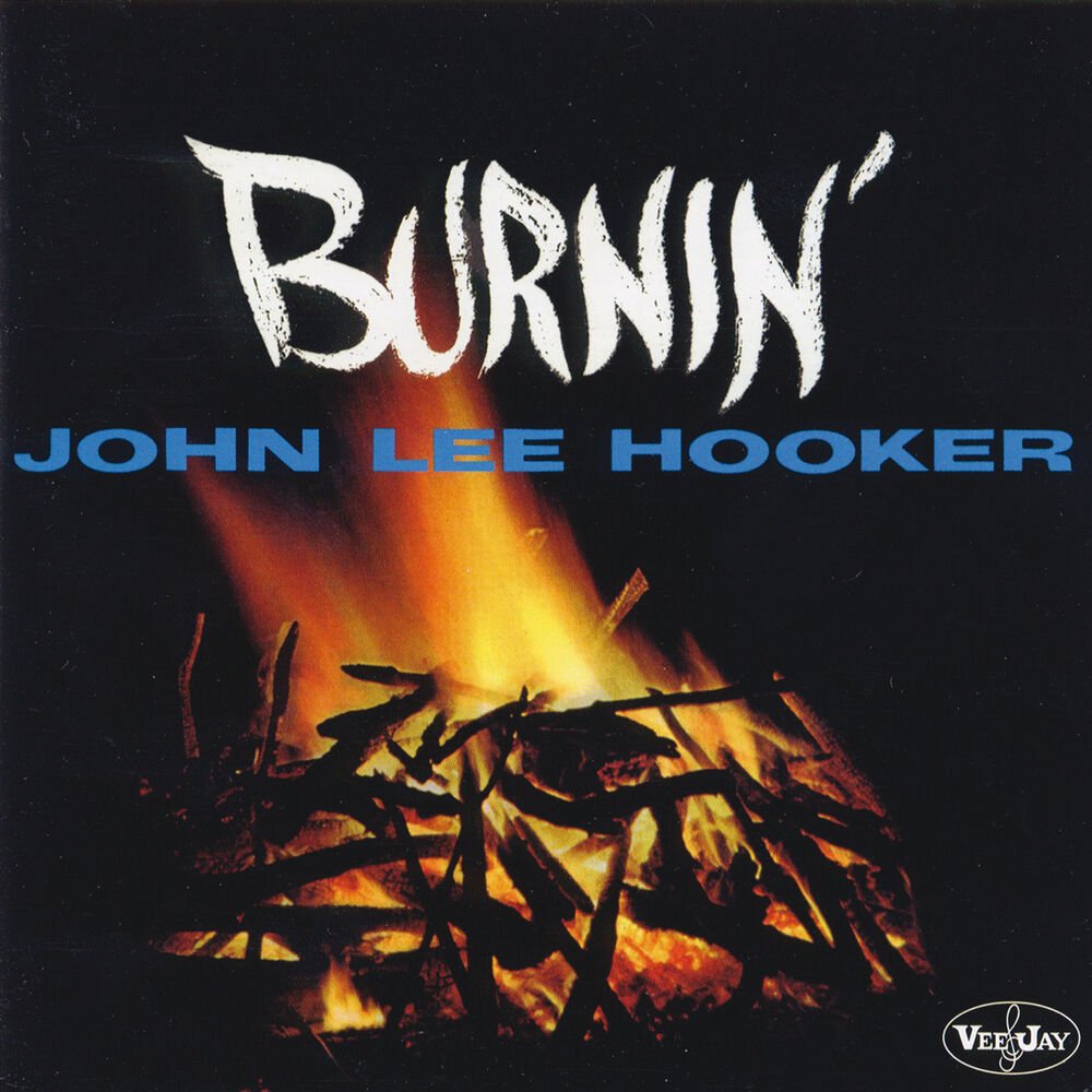 John Lee Hooker — Burnin', vinyl LP album cover
