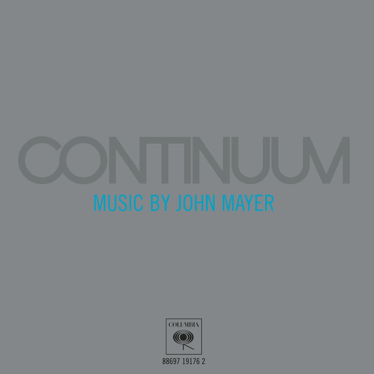 John Mayer — Continuum, vinyl LP album cover