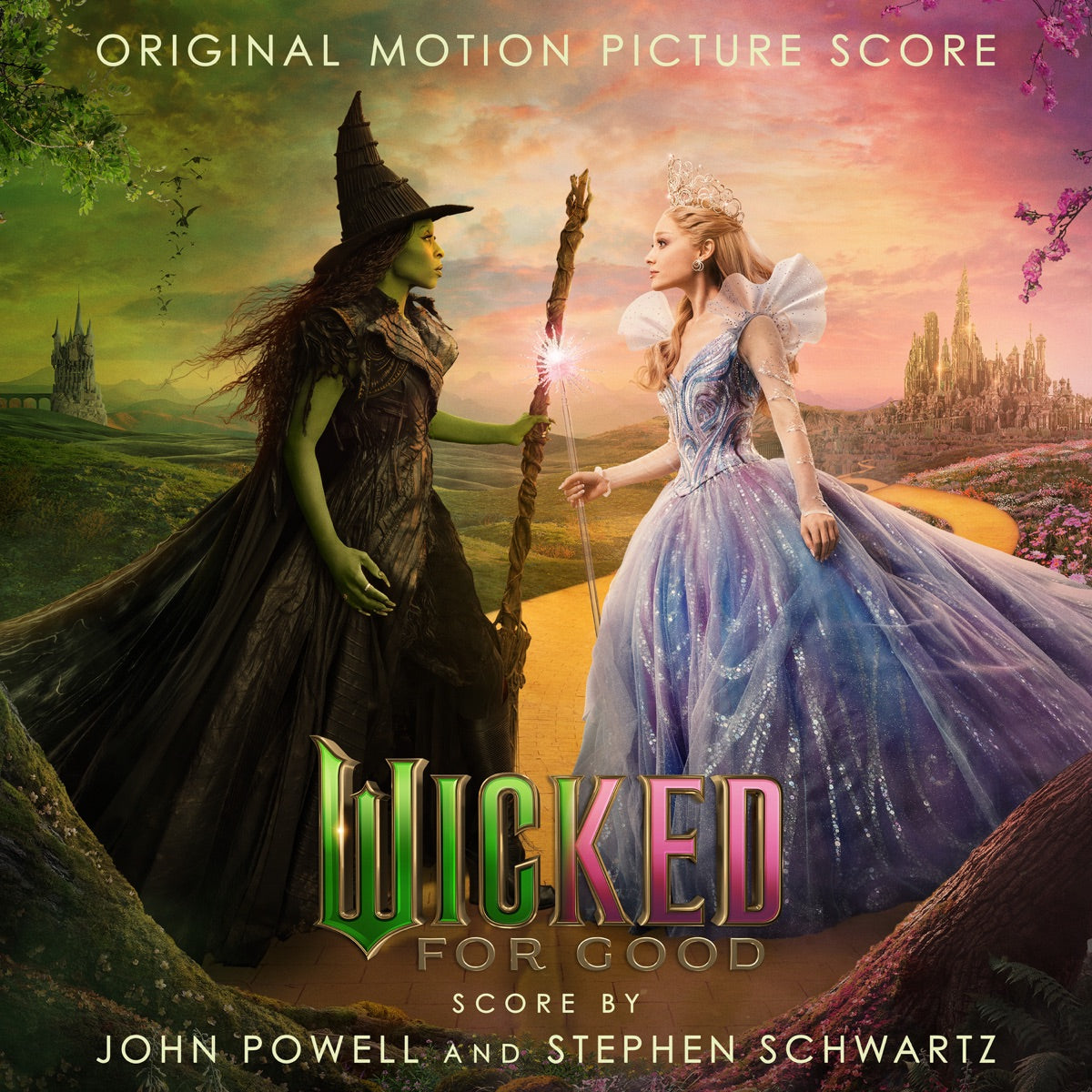 John Powell & Stephen Schwartz — Wicked: For Good (Original Motion Picture Score), vinyl LP album cover