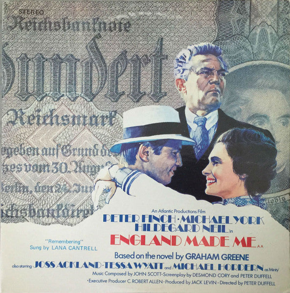 John Scott — England Made Me (The Original Soundtrack), vinyl LP album cover