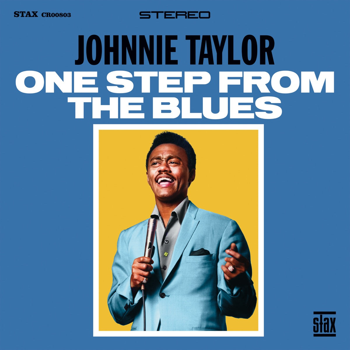 Johnnie Taylor — One Step From The Blues, vinyl LP album cover