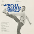Johnny Mathis — Rhythms of Broadway, 7-inch vinyl single album cover