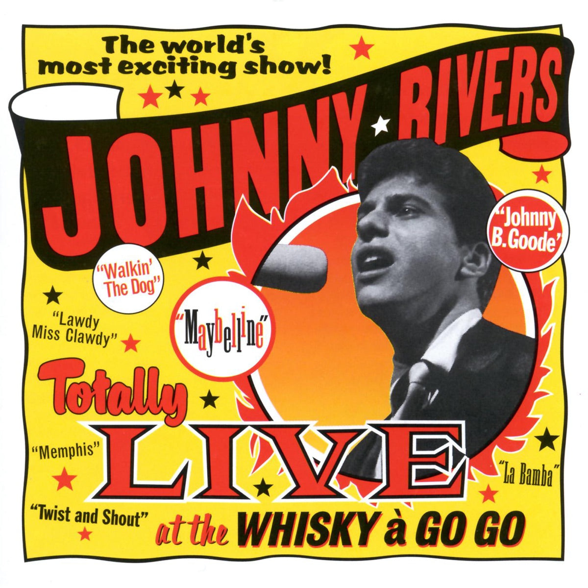 Johnny Rivers — Totally Live at the Whiskey à Go Go, vinyl LP album cover