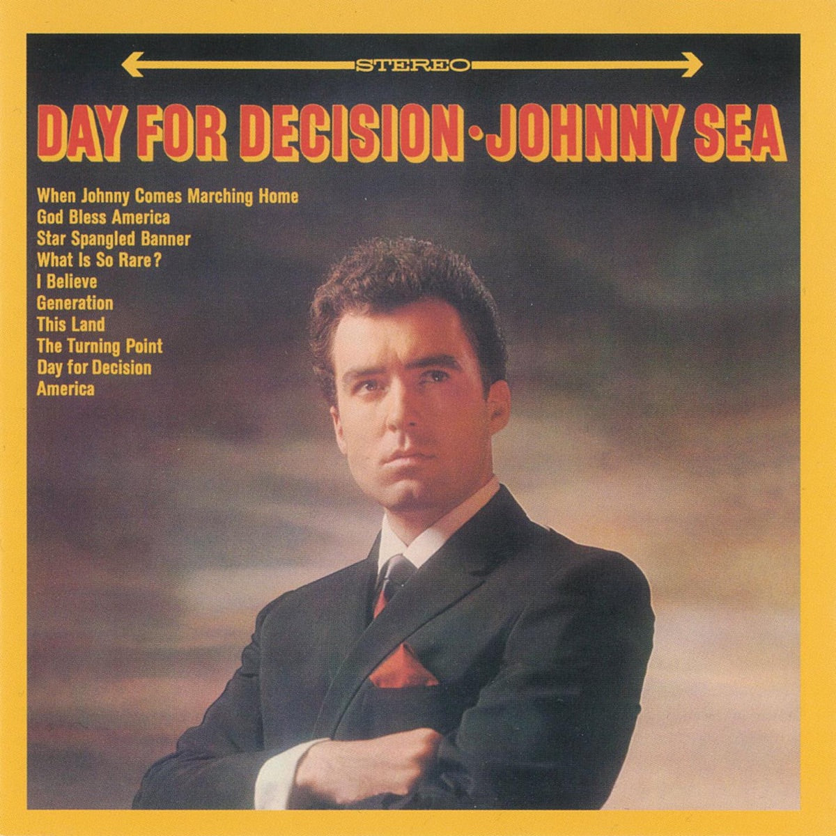 Johnny Sea — Day for Decision, vinyl LP album cover