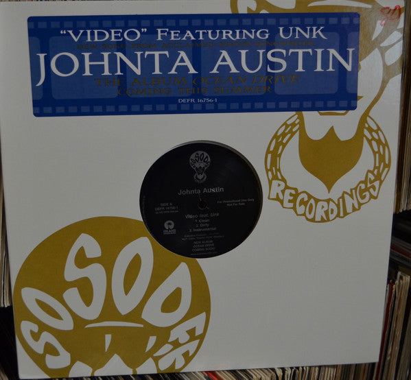 Johnta Austin Feat. Unk* — Video, vinyl LP album cover