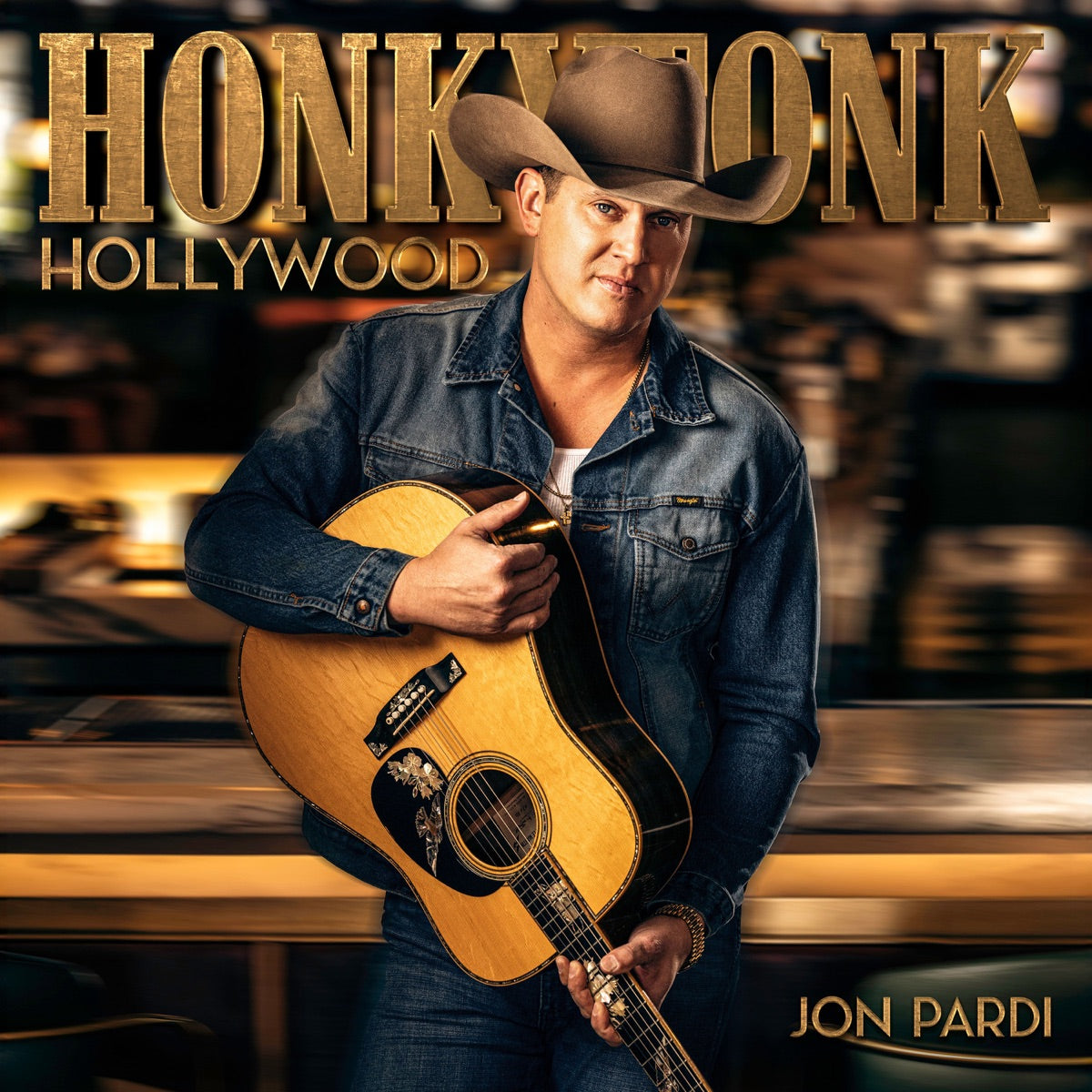 Jon Pardi — Honkytonk Hollywood, vinyl LP album cover