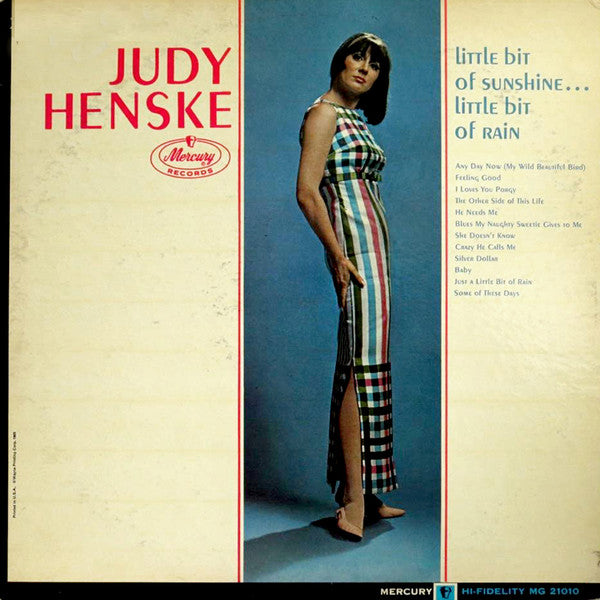 Judy Henske — Little Bit Of Sunshine . . . Little Bit Of Rain, vinyl LP album cover