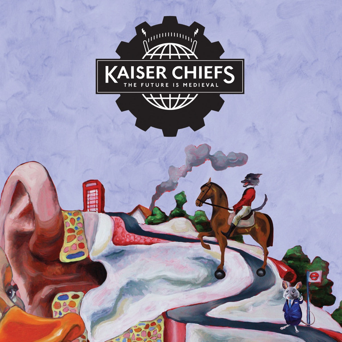 Kaiser Chiefs — The Future Is Medieval, vinyl LP album cover