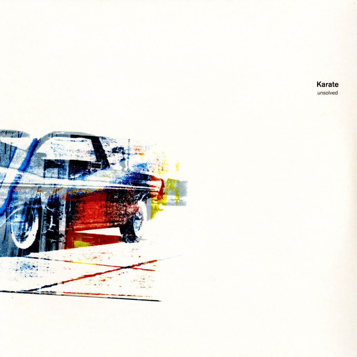 Karate — Unsolved, vinyl LP album cover