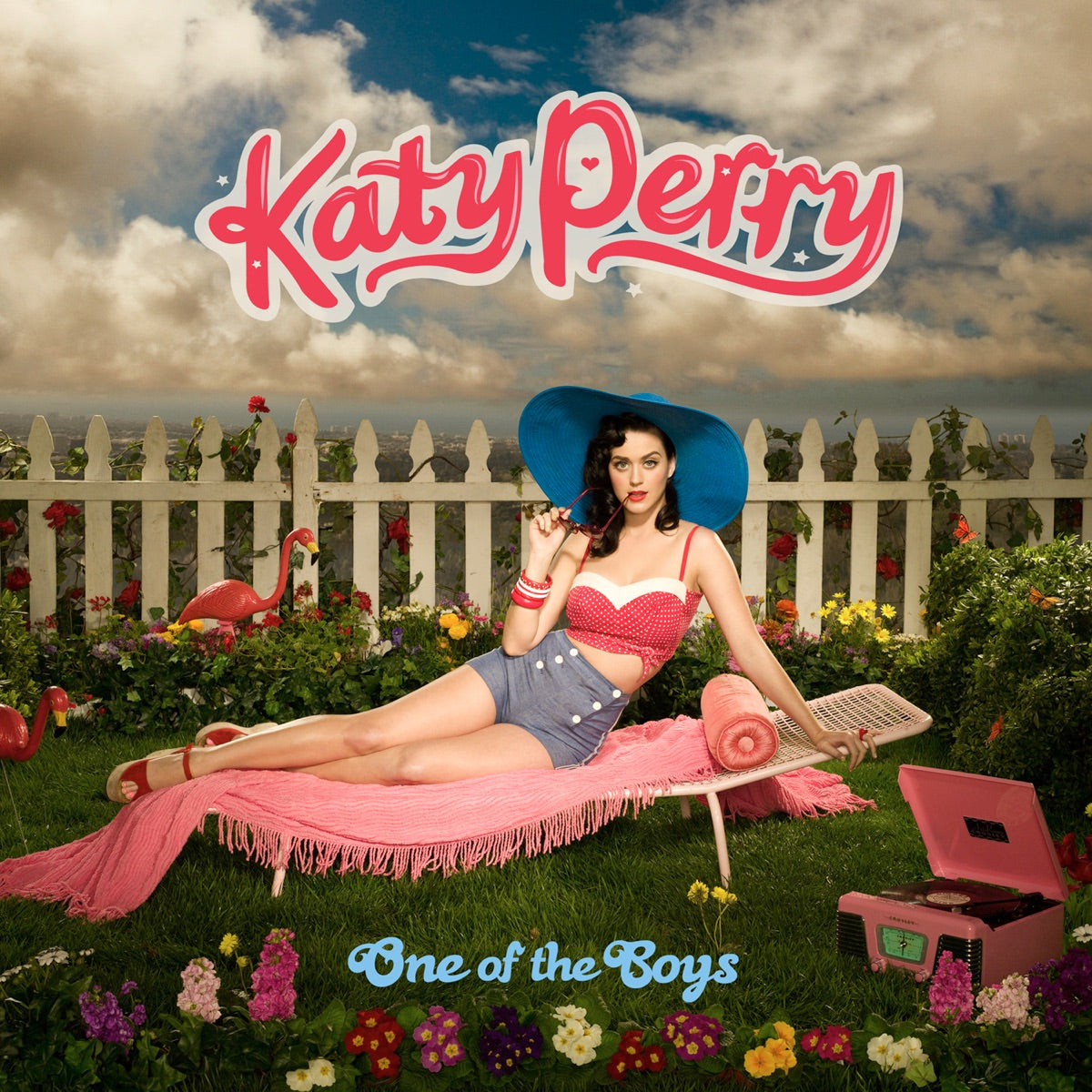 Katy Perry — One of the Boys, vinyl LP album cover