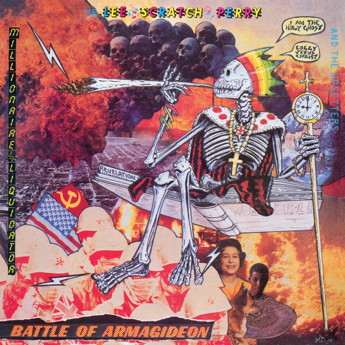 Lee "Scratch" Perry — Battle of Armagideon (Millionaire Liquidator) [Expanded Version], vinyl LP album cover