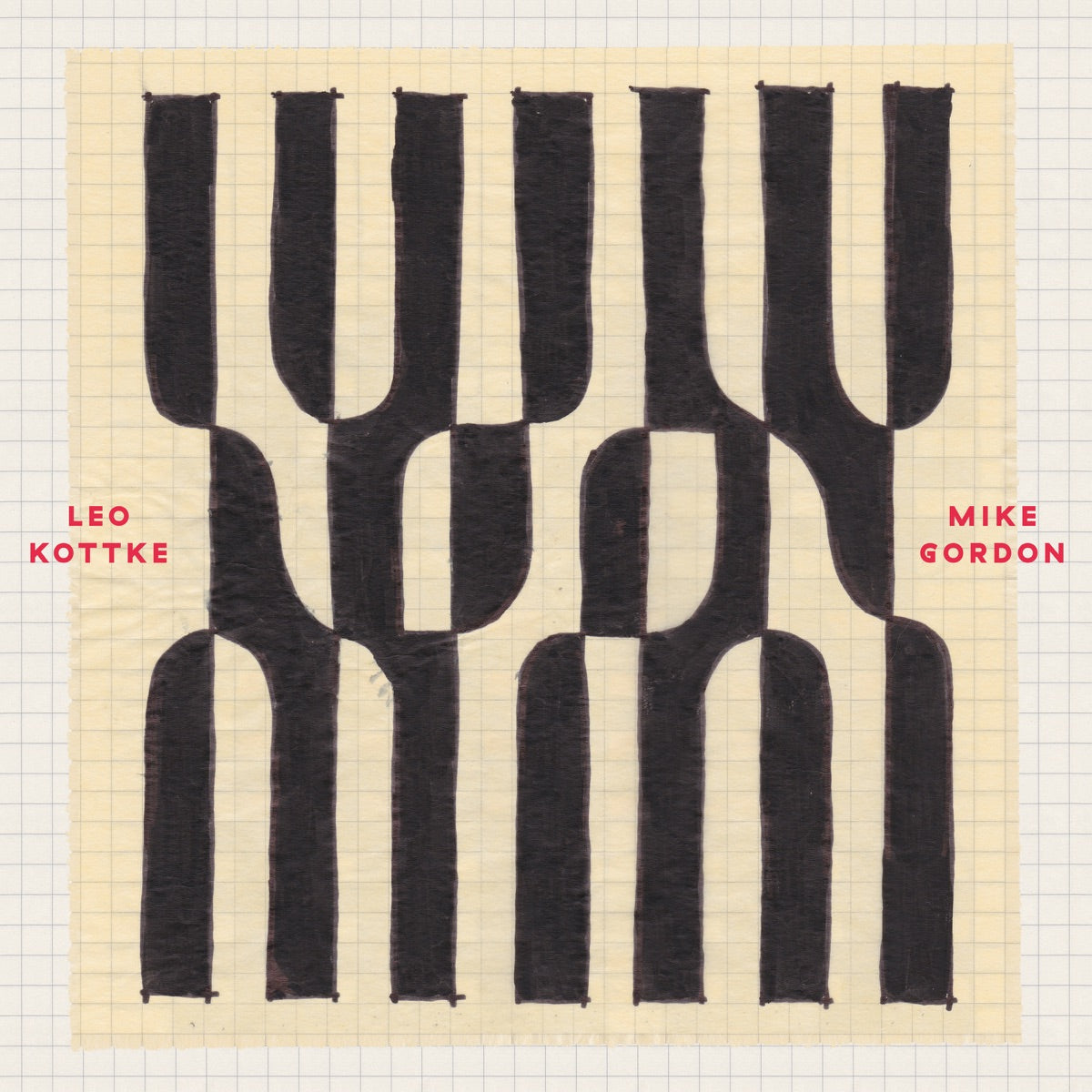Leo Kottke & Mike Gordon — Noon, vinyl LP album cover