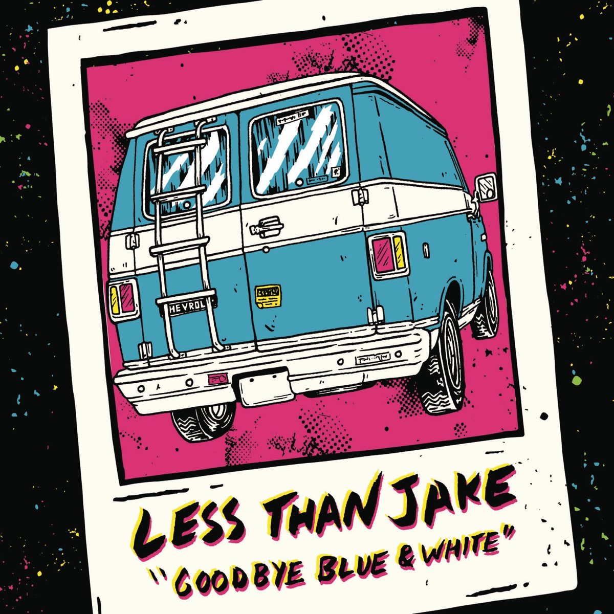 Less Than Jake — Goodbye Blue & White, vinyl LP album cover