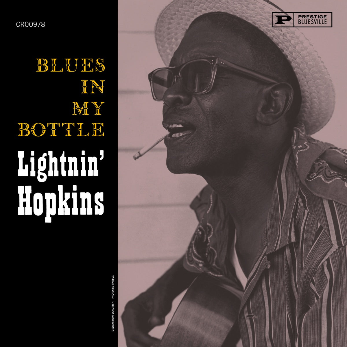 Lightnin' Hopkins — Blues In My Bottle (Remastered 2026), vinyl LP album cover