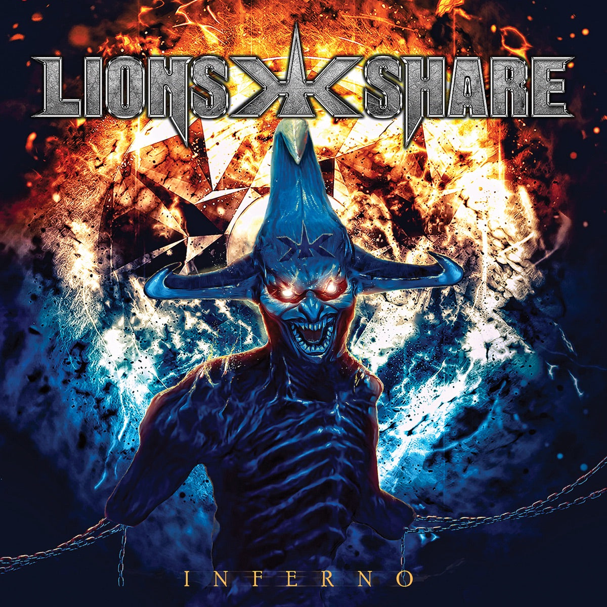 Lion's Share — Inferno, vinyl LP album cover