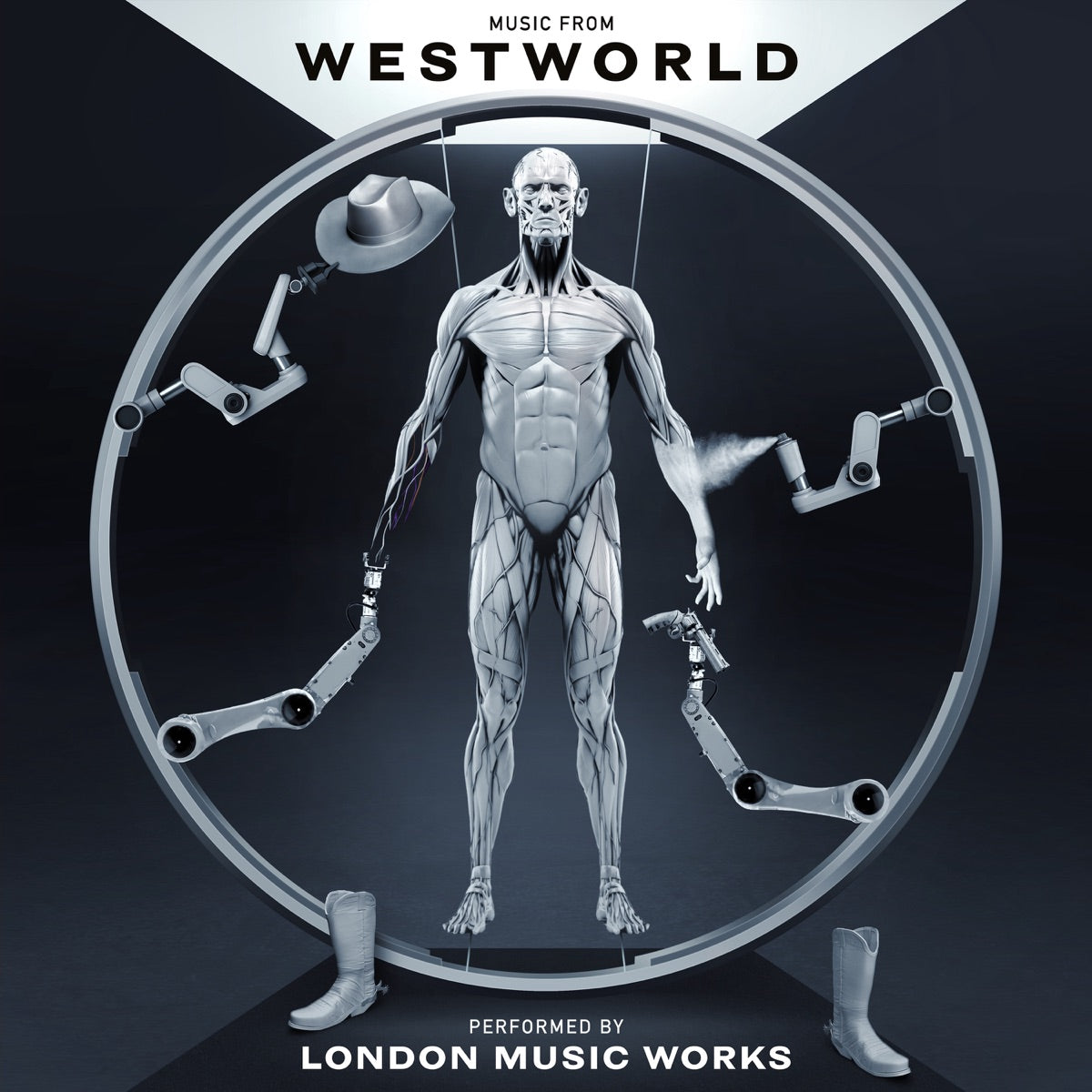 London Music Works — Music from WestWorld, vinyl LP album cover