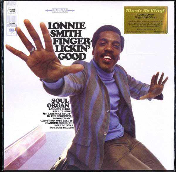 Lonnie Smith — Finger-Lickin' Good Soul Organ, vinyl LP album cover