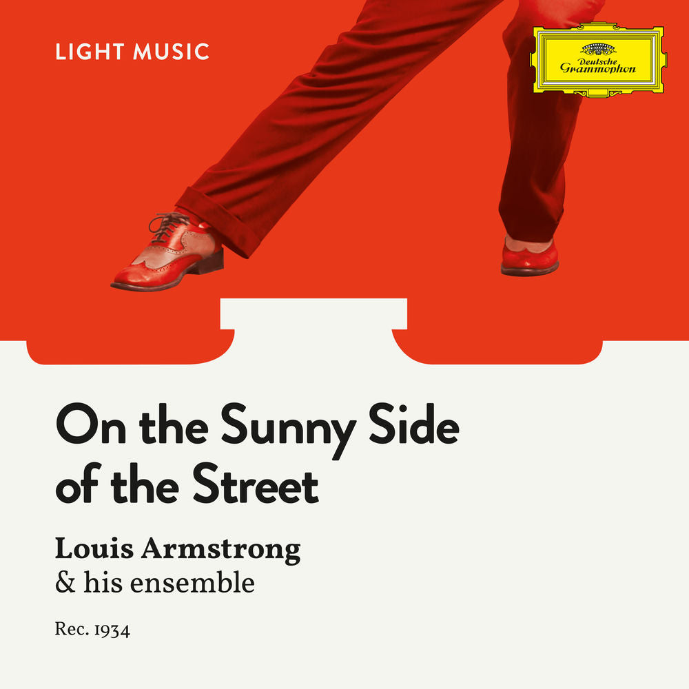 Louis Armstrong — On The Sunny Side Of The Street, vinyl LP album cover