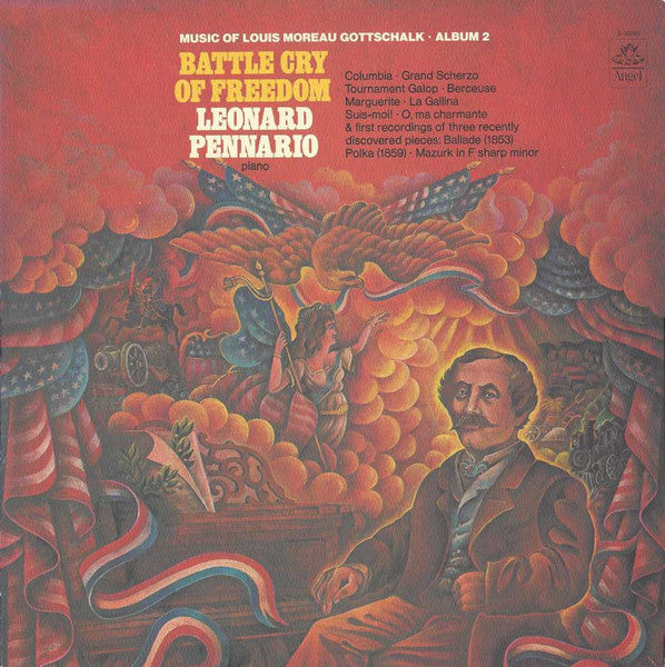Louis Moreau Gottschalk, Leonard Pennario — Battle Cry Of Freedom - Music Of Louis Moreau Gottschalk - Album 2, vinyl LP album cover