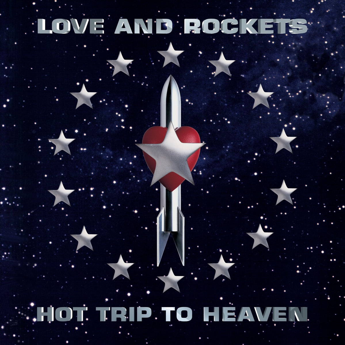 Love and Rockets — Hot Trip to Heaven, vinyl LP album cover